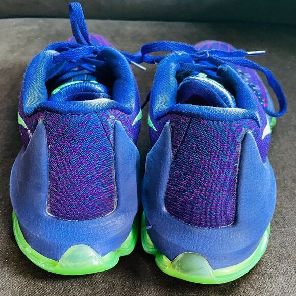 Excellent NIKE ZOOM KD 8 “SUIT” 749375-535 B-BALL SHOES PURPLE/NEON MEN’S 8 US